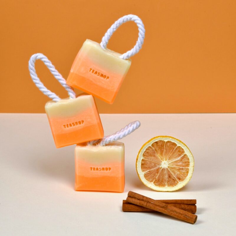 Tea Soap Orange - Portakal Çayı Özlü Artizan Sabun - El Yapımı - Görsel 2
