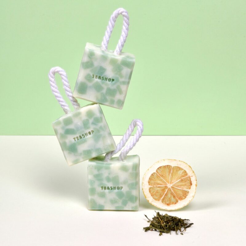 Tea Soap Green - Yeşil Çay Özlü Artizan Sabun - El Yapımı - Görsel 2